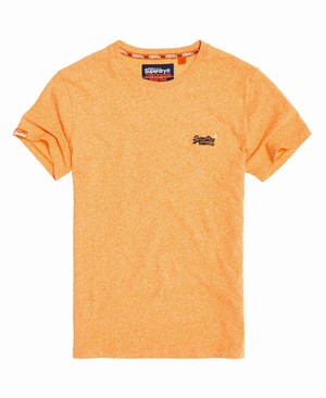 Superdry Orange Label Vintage Embroidery Férfi Pólók Narancssárga/Sárga | RBJOI7840